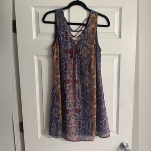 Speechless XL Boho Paisley Sleeveless Dress